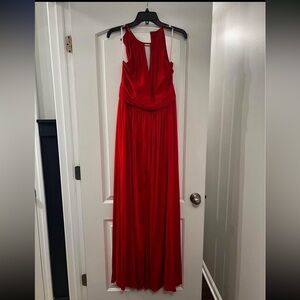 Red formal dress. Size 14.
